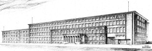 Bauzeichnung zum Umbau zur Konzernzentrale 1935