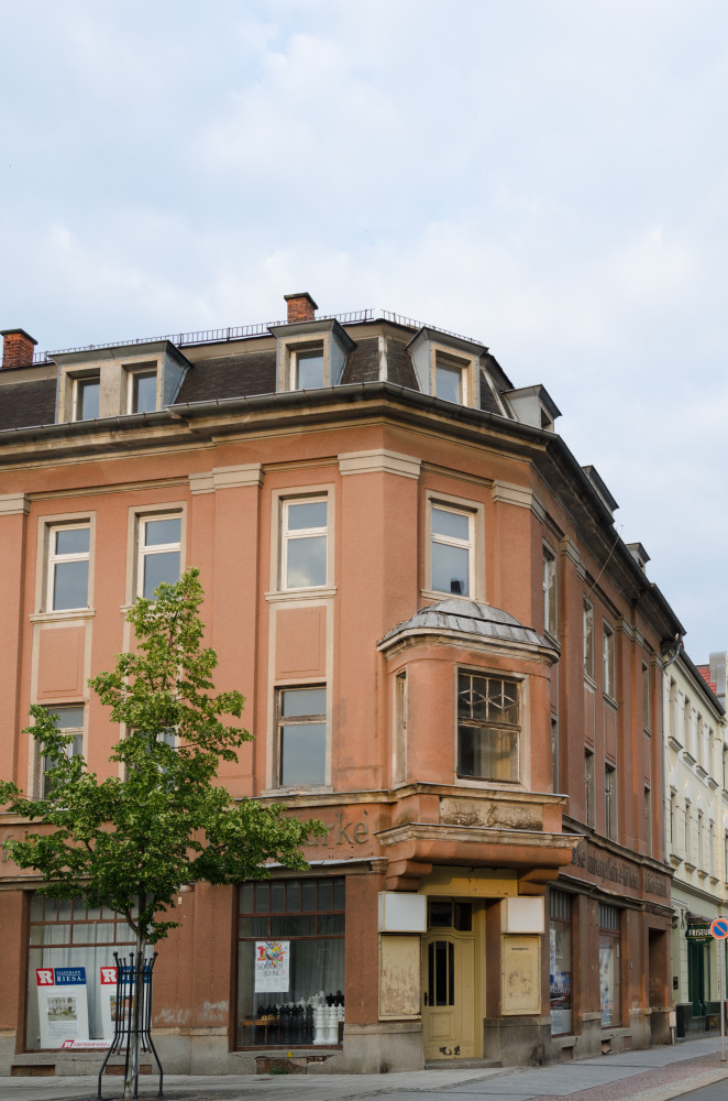 Das ehemalige Kaffee Starke in Riesa