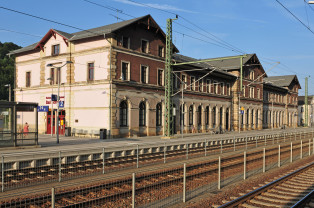 Ansicht vom Bahnsteig