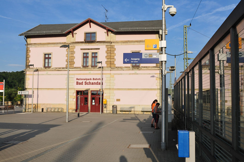 Ansicht Bahnhofsvorplatz