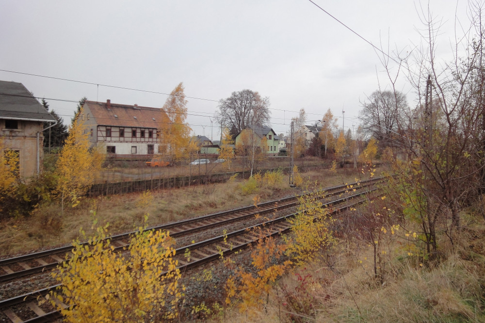 südlicher Bahnhofsbereich, ehemalige Laderampe, Nov. 2012