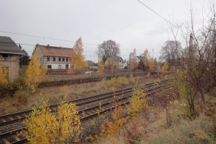 südlicher Bahnhofsbereich, ehemalige Laderampe, Nov. 2012