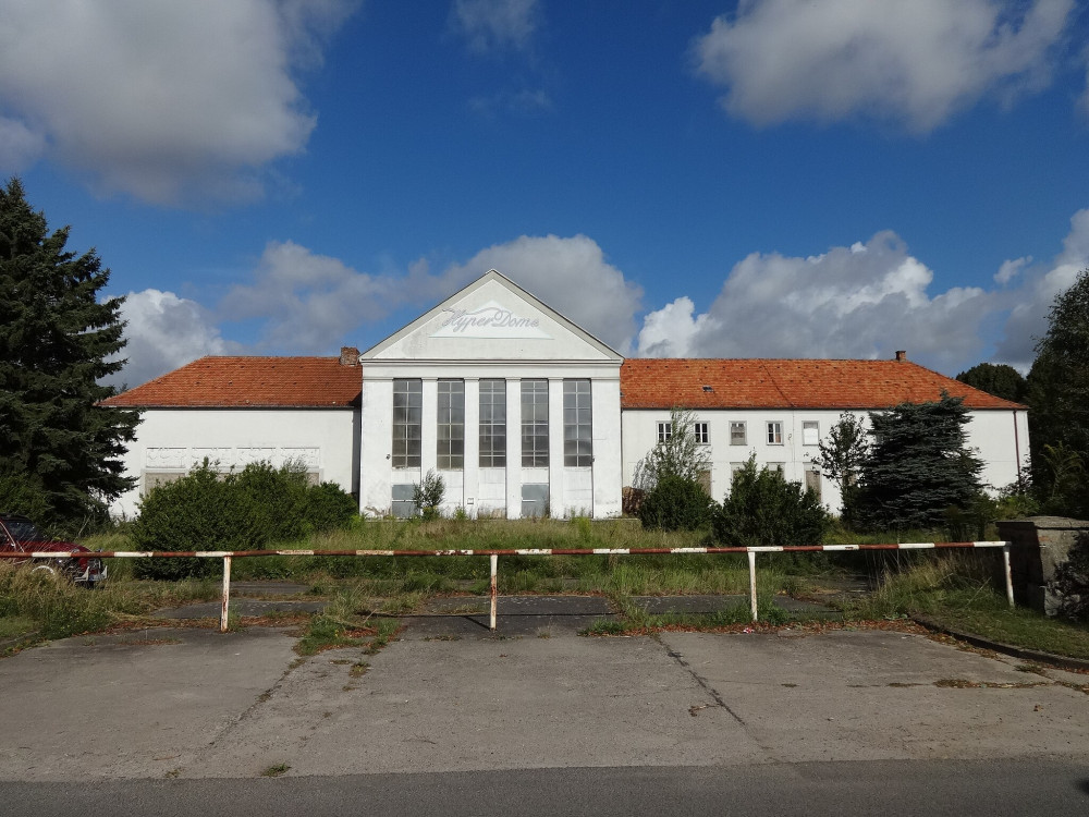 Kreiskulturhaus Murchin, Vorderansicht (Stand 2014)