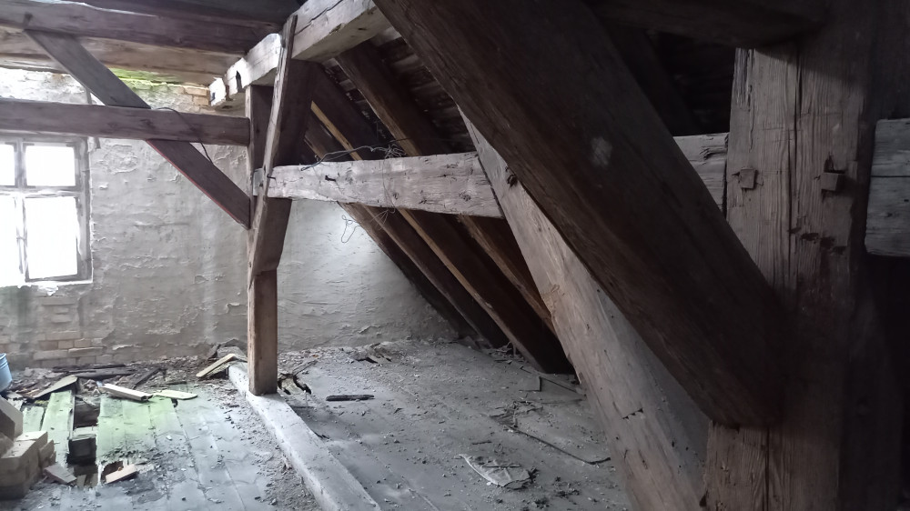 Dachtragwerk Herrenhaus Gablenz