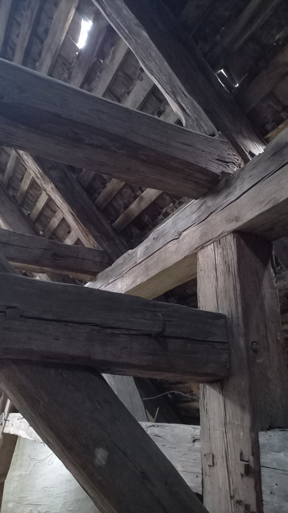 Dachtragwerk Detail Herrenhaus Gablenz