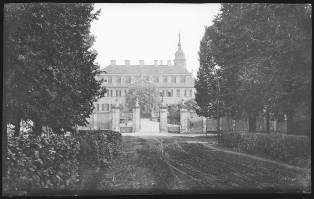 Postkarte Brück und Sohn, Schloss Seußlitz a. d. Elbe, 1898