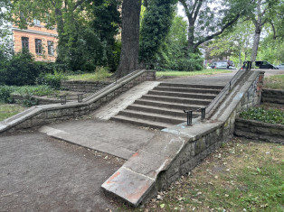 Ansicht der Treppe.