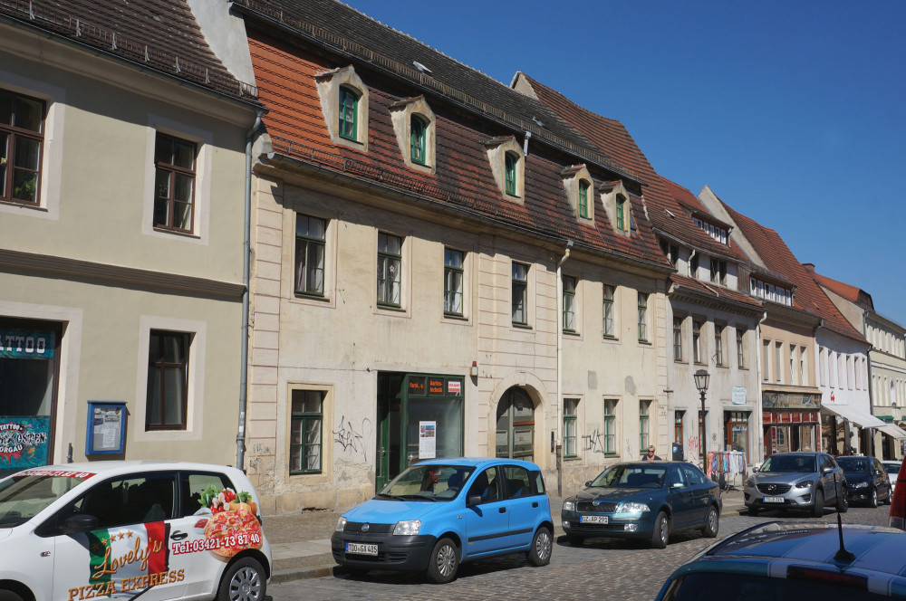 Breite Straße in der Torgauer Altstadt
