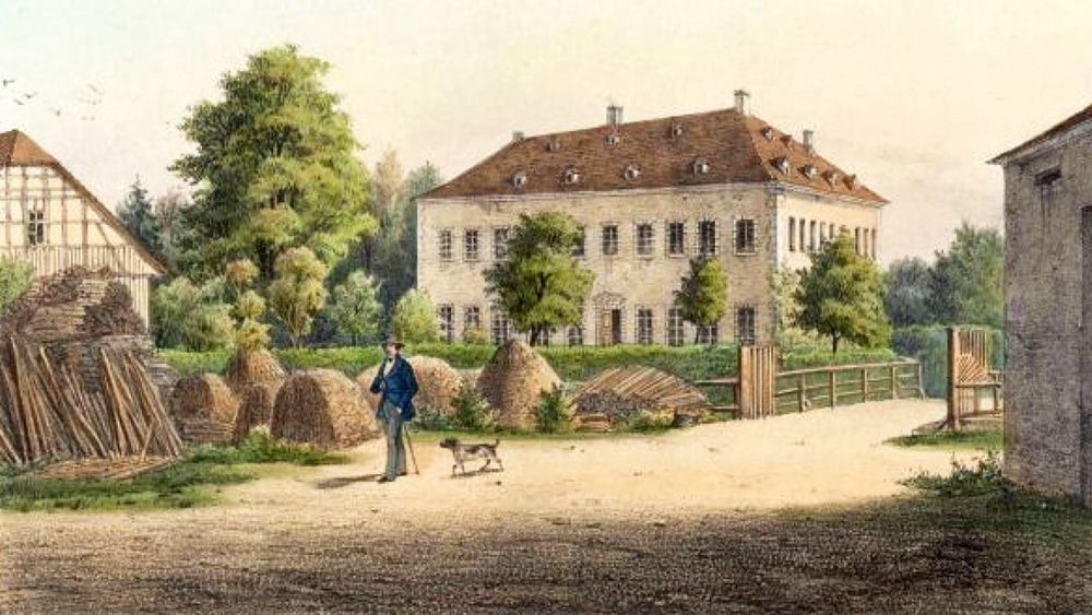 Das Rittergut um 1840