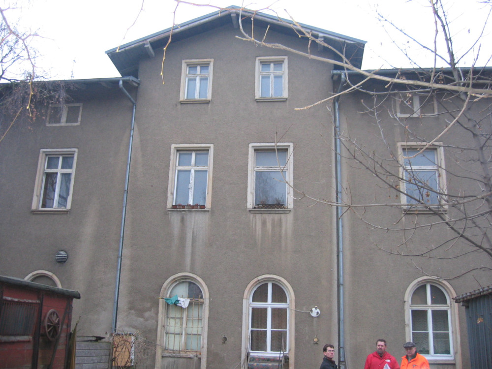 Bahnhofsgebäude vor der Sanierung