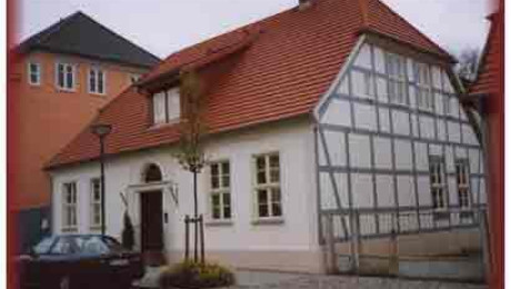 Blick auf das Wohnhaus