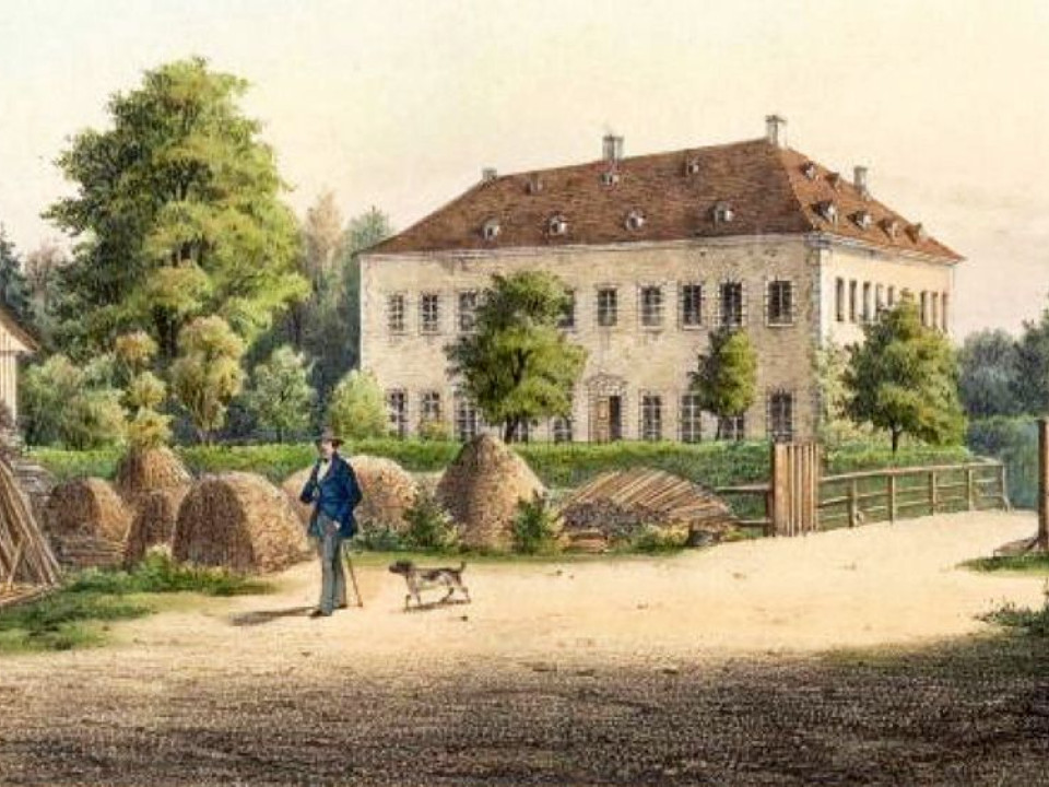 Das Rittergut um 1840