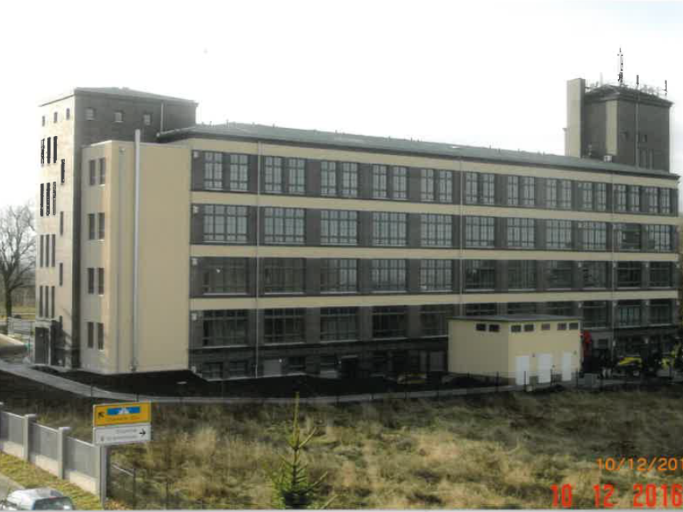Ansicht des Gebäudes im Dezember 2016