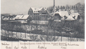 Ansicht der Spinnmühle um 1900