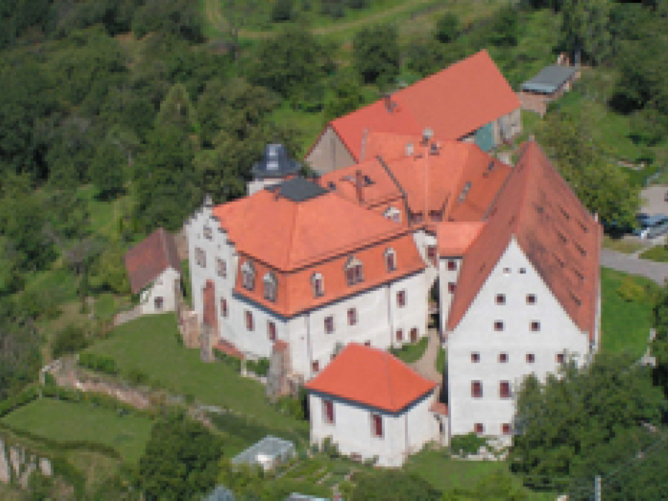 Schloss Batzdorf Luftaufnahme um 2010