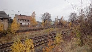 südlicher Bahnhofsbereich, ehemalige Laderampe, Nov. 2012