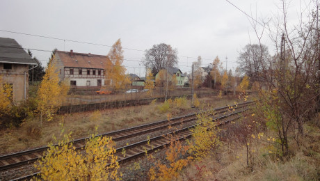 südlicher Bahnhofsbereich, ehemalige Laderampe, Nov. 2012