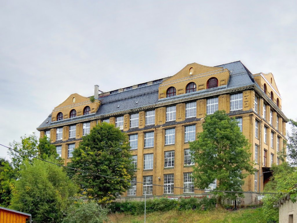 Zwönitz - Industriedenkmal Speicher ehem. Buntweberei Wetzel