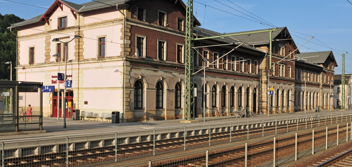 Ansicht vom Bahnsteig