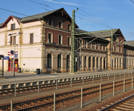 Ansicht vom Bahnsteig